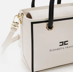 Borse A Mano|Elisabetta Franchi 24/7 Borsa 18/22 Cream/Nero