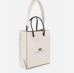 Borse A Mano|Elisabetta Franchi 24/7 Borsa 6/10 Tall Cream/Nero