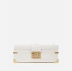 Valigeria|Elisabetta Franchi Bauletto Portafiori Avorio