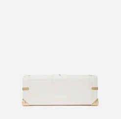 Valigeria|Elisabetta Franchi Bauletto Portafiori Avorio