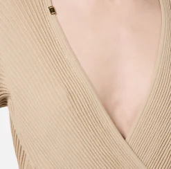 Top, T-Shirt & Body|Elisabetta Franchi Body in viscosa e lurex a costine Corda