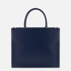Borse A Mano|Elisabetta Franchi Borsa a mano media con logo Navy