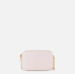 Borse A Tracolla|Elisabetta Franchi Borsa a tracolla in materiale effetto pelle con angoli in metallo Lattice