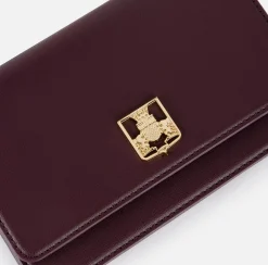 Borse A Tracolla|Elisabetta Franchi Borsa a tracolla in materiale sintetico con placca logo RougeNoir