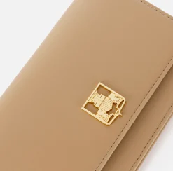 Borse A Tracolla|Elisabetta Franchi Borsa a tracolla in materiale sintetico con placca logo Camel