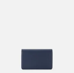 Borse A Tracolla|Elisabetta Franchi Borsa a tracolla in materiale sintetico con placca logo Navy