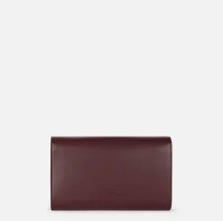 Borse A Tracolla|Elisabetta Franchi Borsa baguette in nappa con placca logo RougeNoir