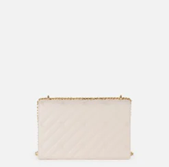 Borse A Tracolla|Elisabetta Franchi Borsa grande matelassé con tracolla Lattice