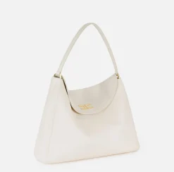 Borse A Spalla|Elisabetta Franchi Borsa hobo Avenue Bag grande Burro