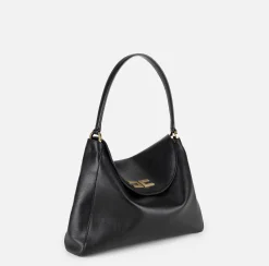 Borse A Spalla|Elisabetta Franchi Borsa hobo Avenue Bag media Nero