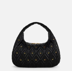 Borse A Spalla|Elisabetta Franchi Borsa Hobo Étoile Grande Nero