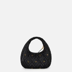 Borse A Spalla|Elisabetta Franchi Borsa Hobo Étoile Piccola Nero