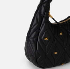Borse A Spalla|Elisabetta Franchi Borsa Hobo Étoile Piccola Nero