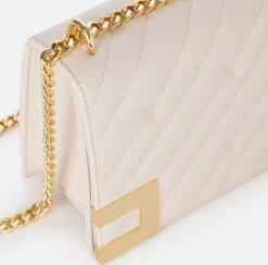 Borse A Tracolla|Elisabetta Franchi Borsa media matelassé con tracolla Lattice