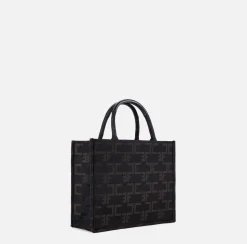 Borse A Mano|Elisabetta Franchi Borsa Monogram Piccola Nero