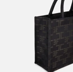 Borse A Mano|Elisabetta Franchi Borsa Monogram Piccola Nero