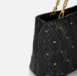 Borse A Spalla|Elisabetta Franchi Borsa Shopper Étoile Nero