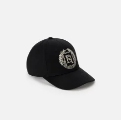 Cappelli E Guanti|Elisabetta Franchi Cappellino da baseball con logo Nero