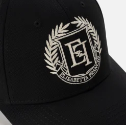 Cappelli E Guanti|Elisabetta Franchi Cappellino da baseball con logo Nero