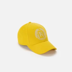 Cappelli E Guanti|Elisabetta Franchi Cappellino da baseball con logo Mimosa