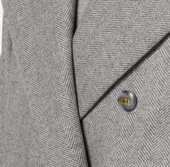 Capispalla|Elisabetta Franchi Cappotto doppiopetto over in cotone Perla