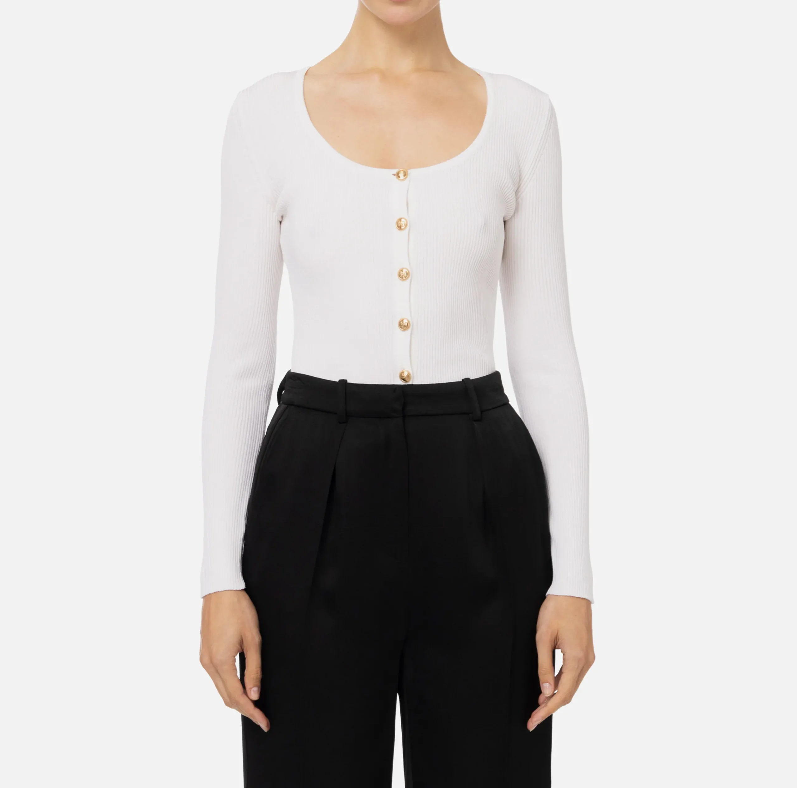 Maglieria E Felpe|Elisabetta Franchi Cardigan in viscosa effetto plissé Avorio