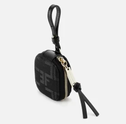 Portachiavi E Charms|Elisabetta Franchi Custodia Porta Oggetti Monogram Nero