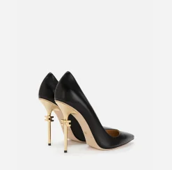 Décolleté|Elisabetta Franchi Décolleté Con Tacco Logato Nero