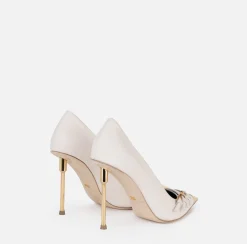 Décolleté|Elisabetta Franchi Décolleté in nappa con listini Burro