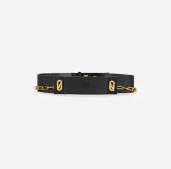 Cinture|Elisabetta Franchi Dune Belt Nero