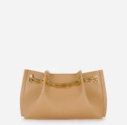 Clutch|Elisabetta Franchi Dune Pouch Cammello/Burro