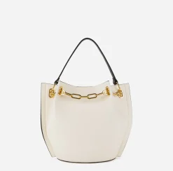 Borse A Spalla|Elisabetta Franchi Dune Secchiello Burro/Nero