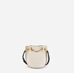 Borse A Tracolla|Elisabetta Franchi Dune Secchiello Mini Burro/Nero