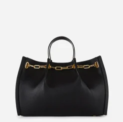 Borse A Mano|Elisabetta Franchi Dune Shopper Nero