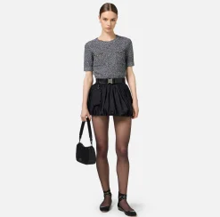 Maglieria E Felpe|Elisabetta Franchi Maglia cropped in lana bouclé con ricamo Salepepe