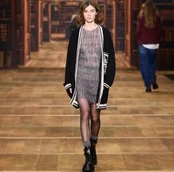 Abiti|Abiti Red Carpet|Elisabetta Franchi Miniabito boxy in tulle ricamato con paillettes Steel