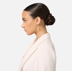 Bijoux|Elisabetta Franchi Orecchini con strass crystal OroGiallo