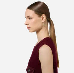 Bijoux|Elisabetta Franchi Orecchini Lucchetto Oro