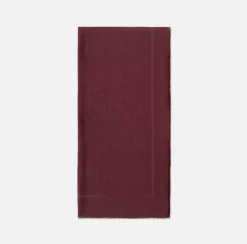 Sciarpe|Elisabetta Franchi Pashmina quadrata in viscosa jacquard con lettering logo RougeNoir