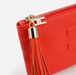 Portafogli|Elisabetta Franchi Pochette Logo Lacca