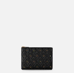Clutch|Elisabetta Franchi Pochette Étoile Nero