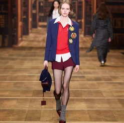 Maglieria E Felpe|Elisabetta Franchi Polo in viscosa punto rete con intarsio RedPassion