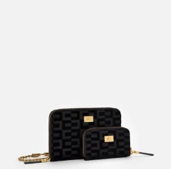 Borse A Tracolla|Elisabetta Franchi Porta telefono La Dame Nero