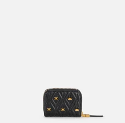 Portafogli|Elisabetta Franchi Portafoglio Étoile Nero