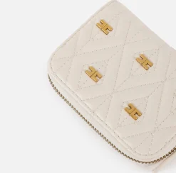 Portafogli|Elisabetta Franchi Portafoglio Étoile Burro