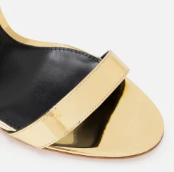 Sandali|Elisabetta Franchi Sandali Étoile in tessuto metalizzato Oro