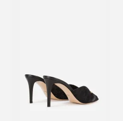 Sandali|Elisabetta Franchi Sandalo Slider Monogram Nero