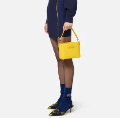 Borse A Mano|Elisabetta Franchi Secchiello morsetto logo Mimosa