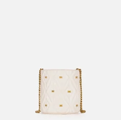 Borse A Tracolla|Elisabetta Franchi Secchiello Étoile Burro