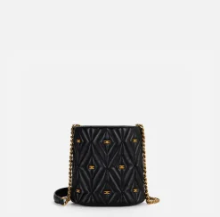 Borse A Tracolla|Elisabetta Franchi Secchiello Étoile Nero